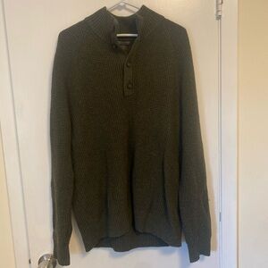 Banana Republic Green Turtleneck Sweater
